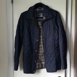 L.l. Bean Quilted Riding Jacket